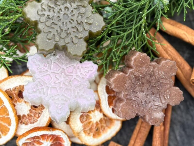 Jabón de Glicerina de Coco Orgánica – Edición Navidad