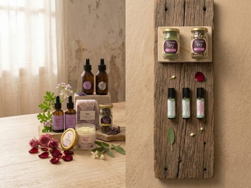 Kit Rosas, Geranio y Salvia: Sensualidad, equilibrio y conexión femenina.